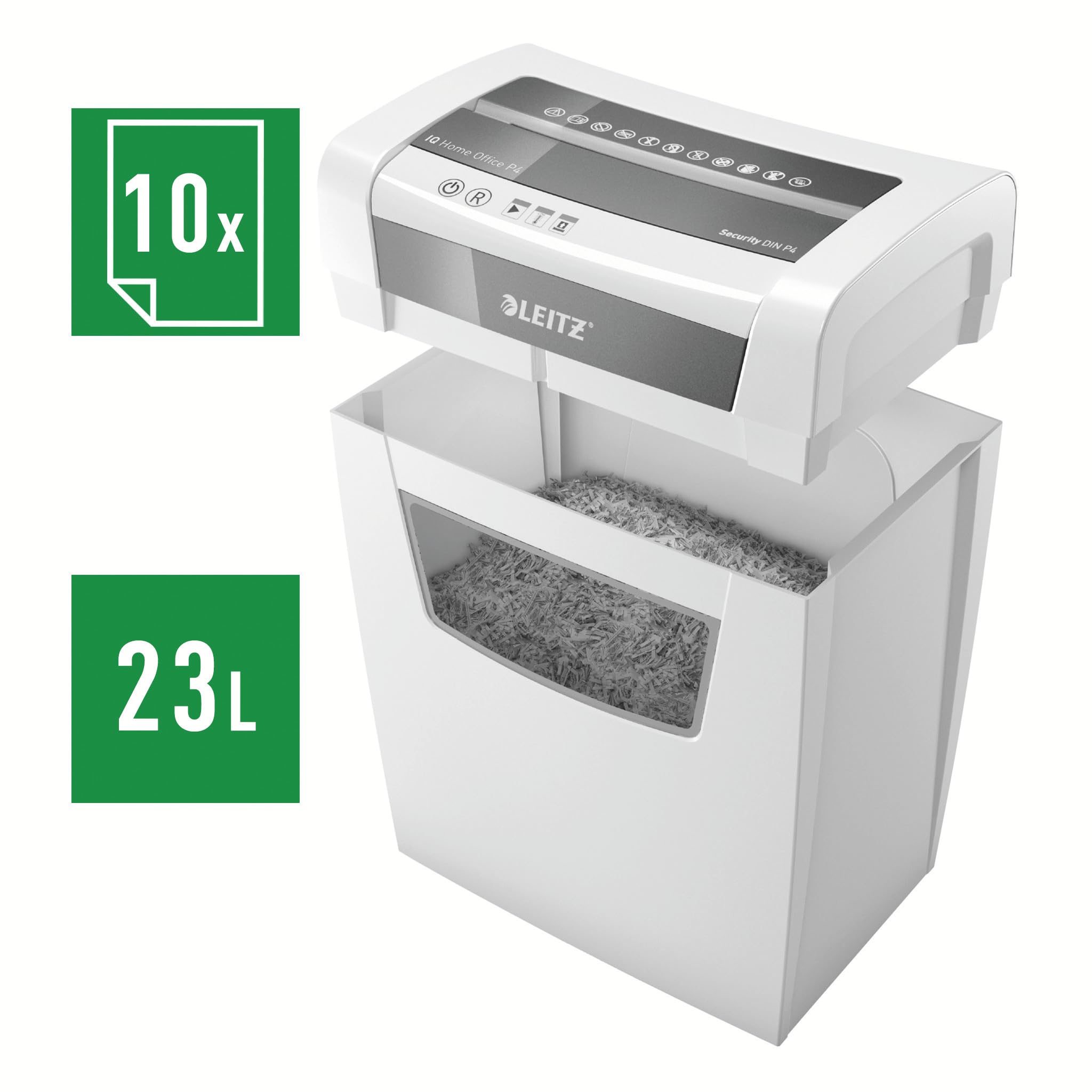 leitz-iq-home-office-distruggidocumenti-p4-23-litri-80090000 image 4