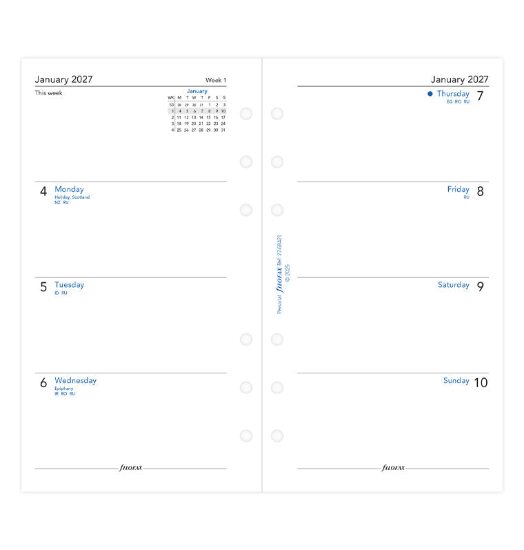 filofax-diario-settimanale-personal-2027-inglese-carta-riciclata image 4
