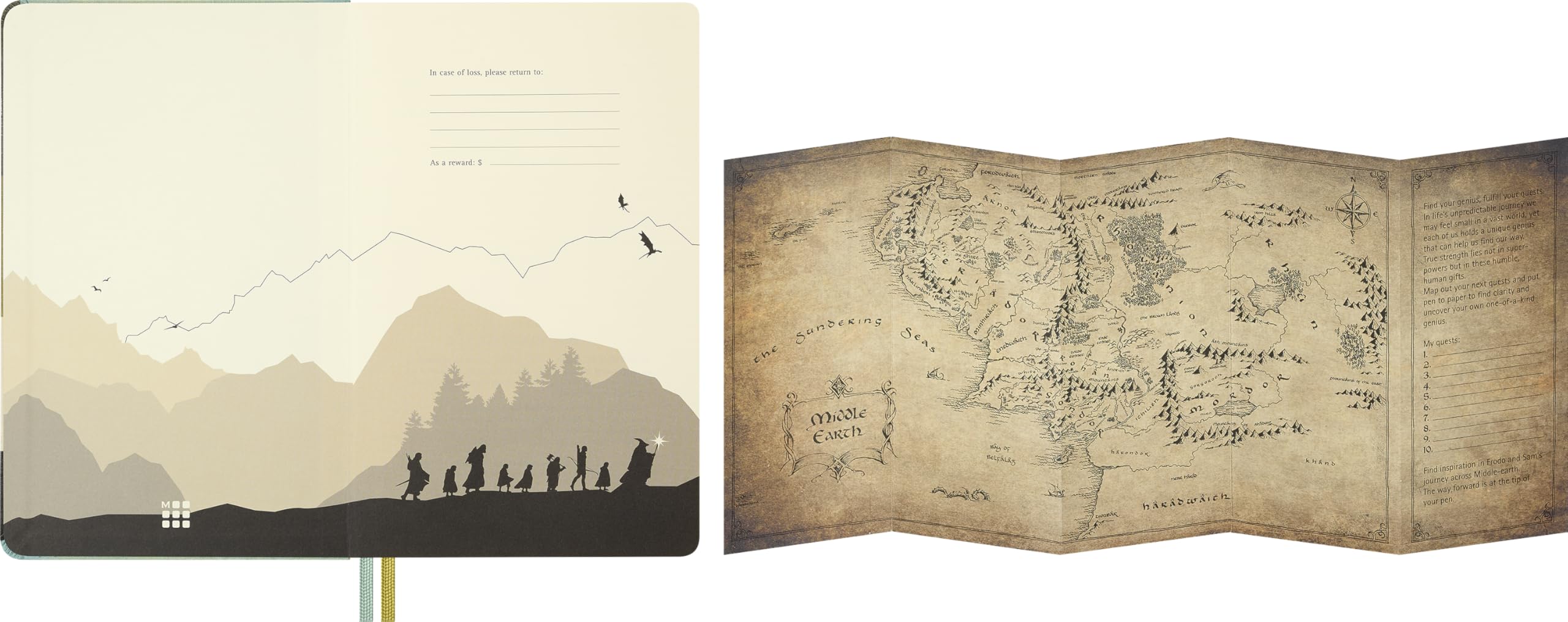 moleskine-agenda-settimanale-18-mesi-2026-27-il-signore-degli-anelli-large-13x21 image 2