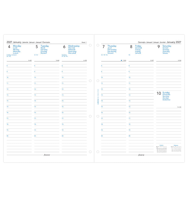 filofax-the-original-ricarica-agenda-a4-2027-1-settimana-su-2-pagine-con-orario- image 4