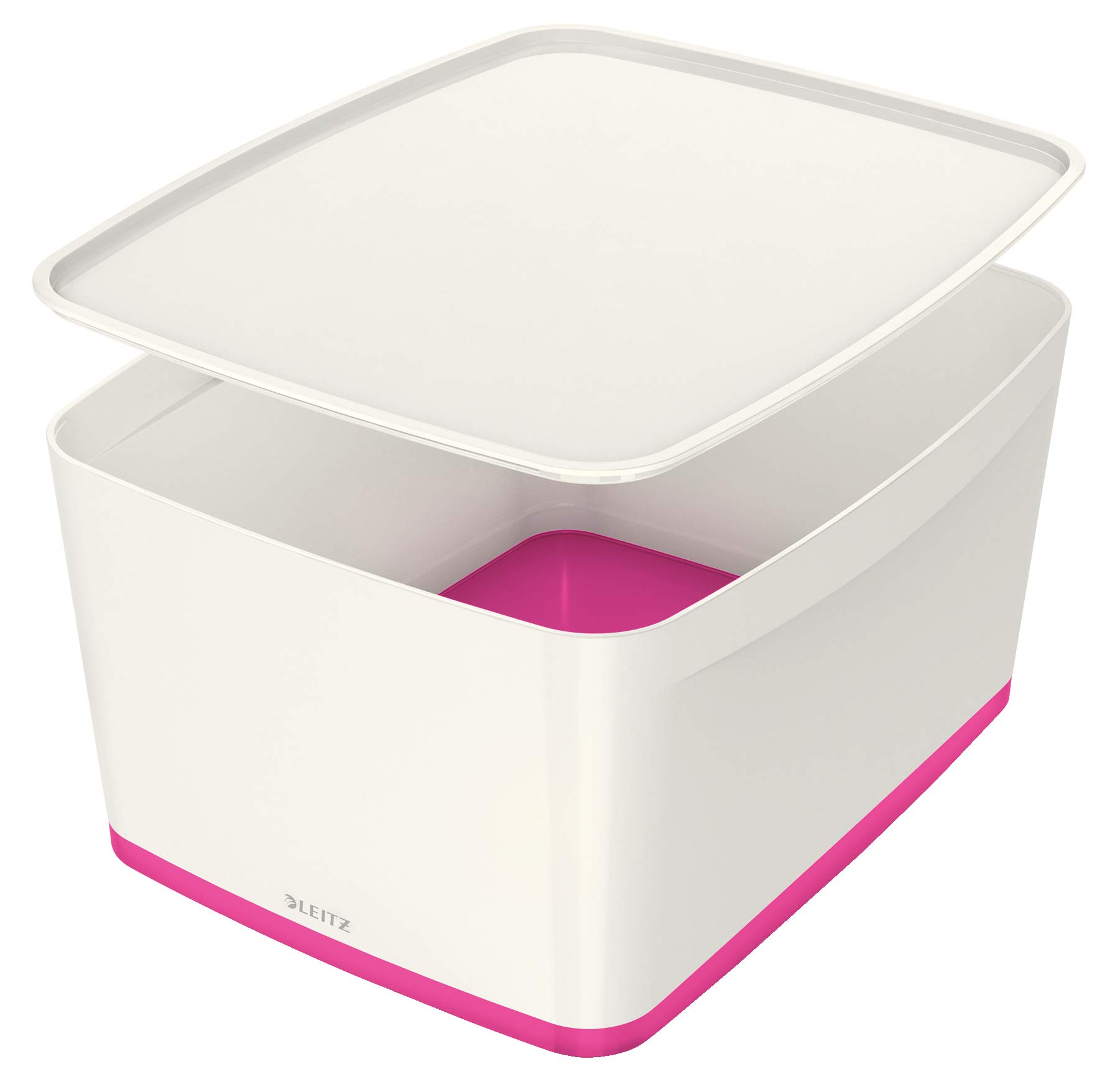 leitz-mybox-contenitore-con-coperchio-large-18-l-bianco-grigio image 8