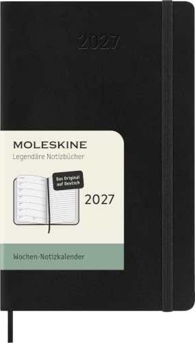 moleskine-agenda-settimanale-2027-pocket-9x14-cm-nera-tedesco image 8