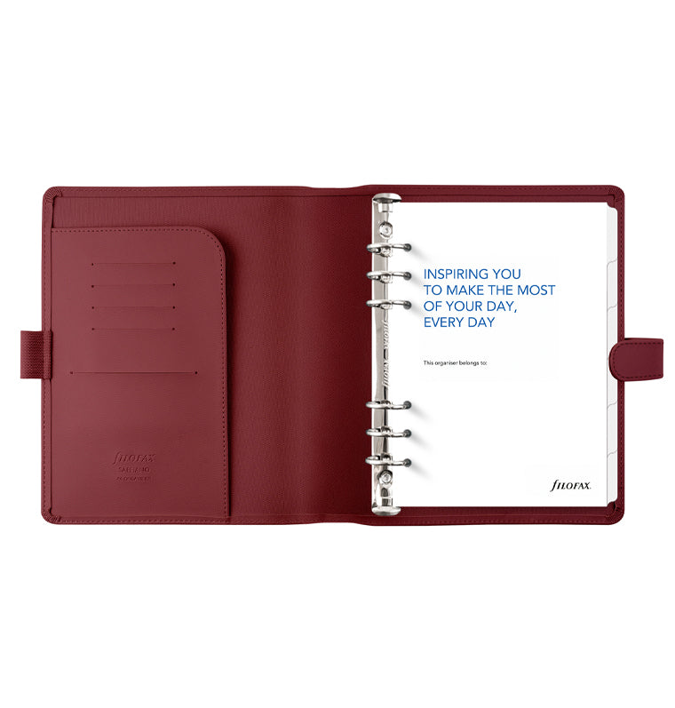 filofax-saffiano-organiser-a5-modulare-con-anelli-removibili image 4