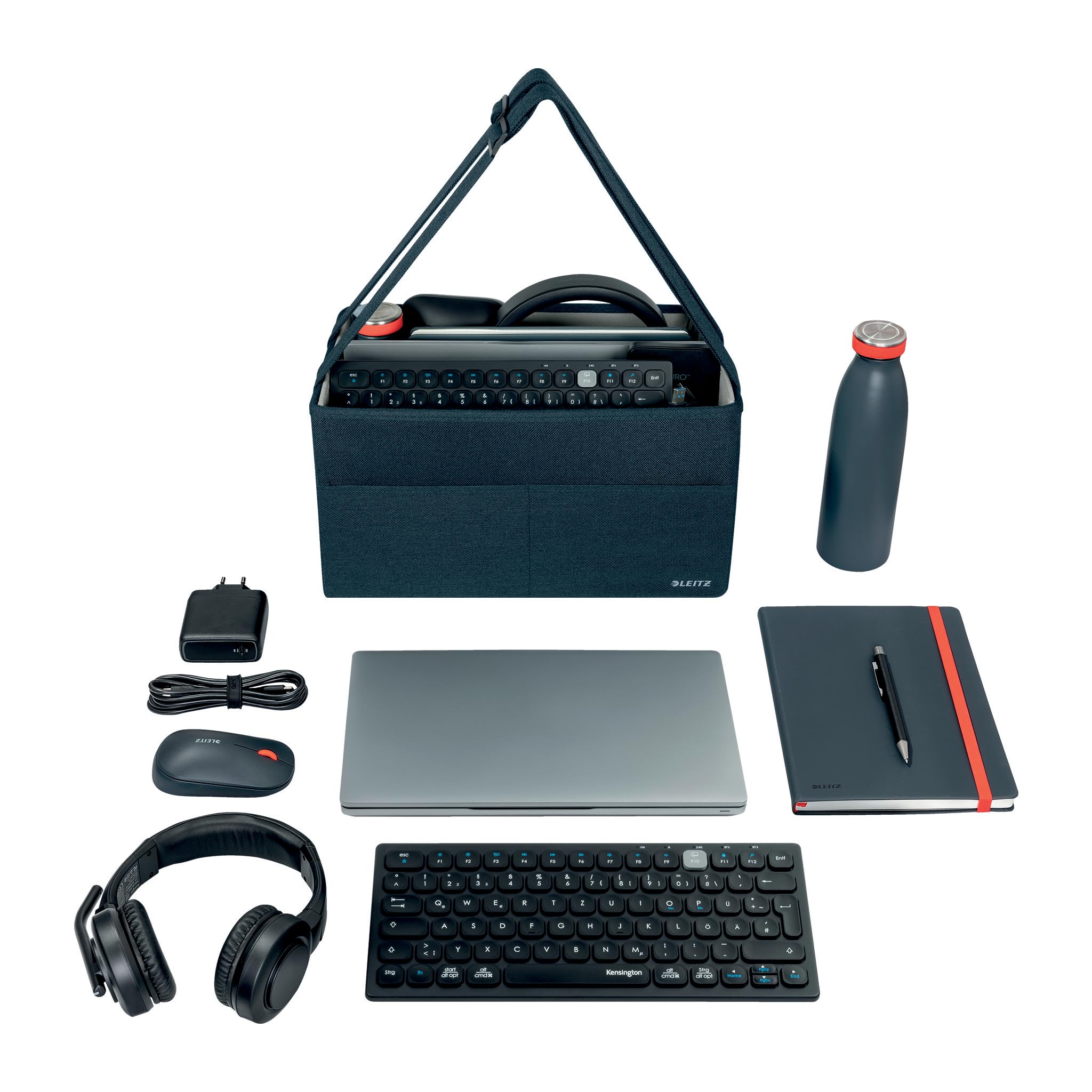 leitz-cosy-borsa-in-tessuto-per-laptop-14-370x210x220-mm-grigio-velluto-65760089 image 4