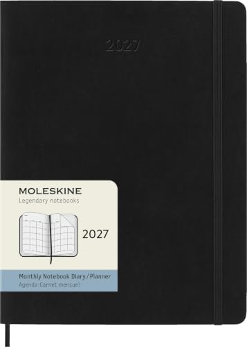 moleskine-agenda-mensile-2027-xl-19x25-cm-nero image 8