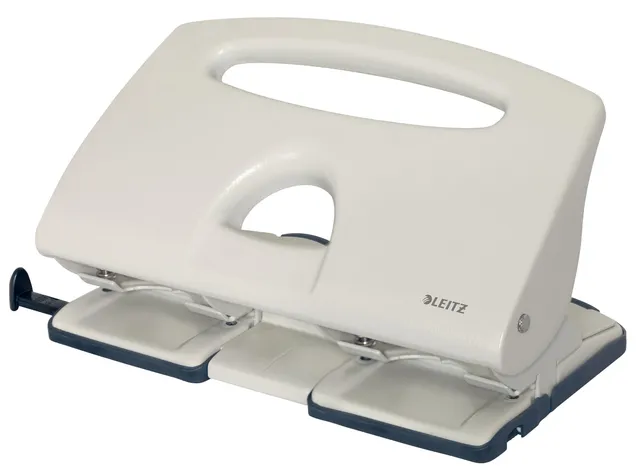 leitz-nexxt-perforatrice-da-ufficio-a-4-fori-40-fogli-grigio-chiaro image 1