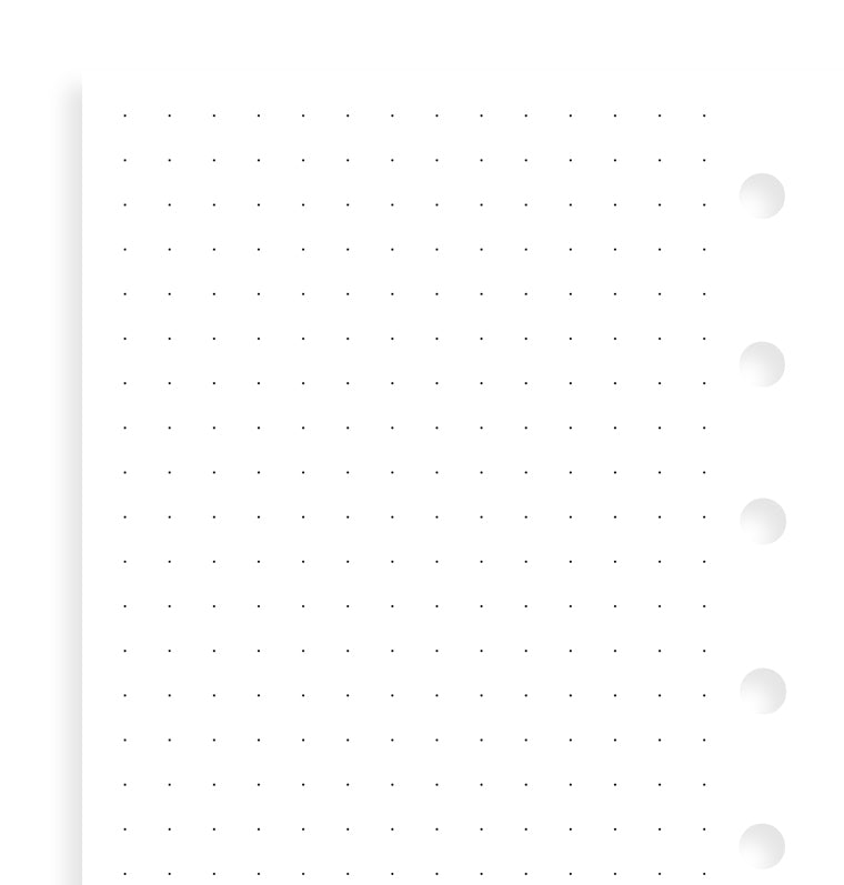 filofax-journal-pocket-refill-dotted-refill-puntinato image 5
