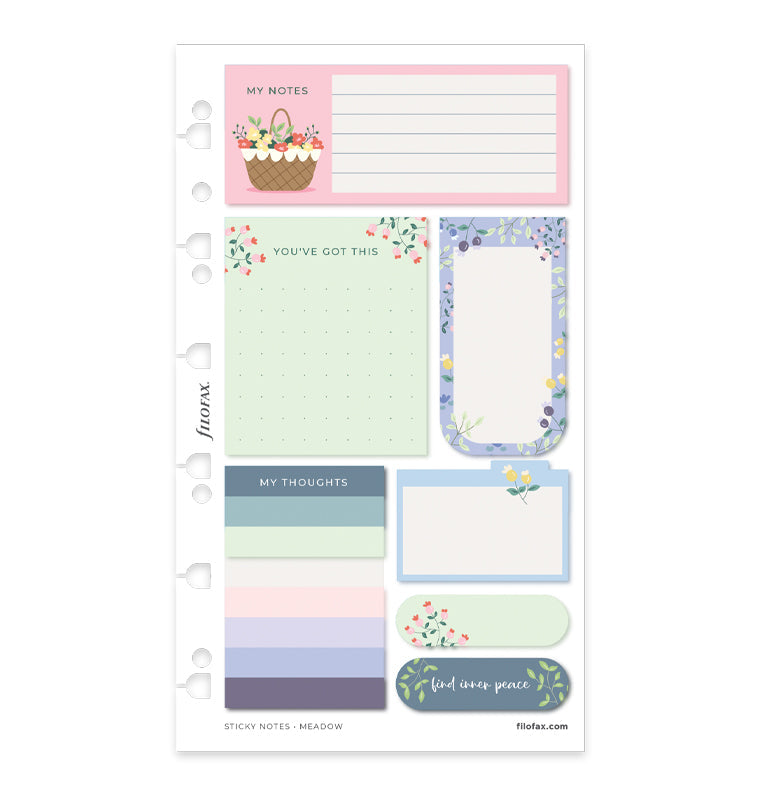 filofax-meadow-sticky-notes-set-riposizionabili image 1