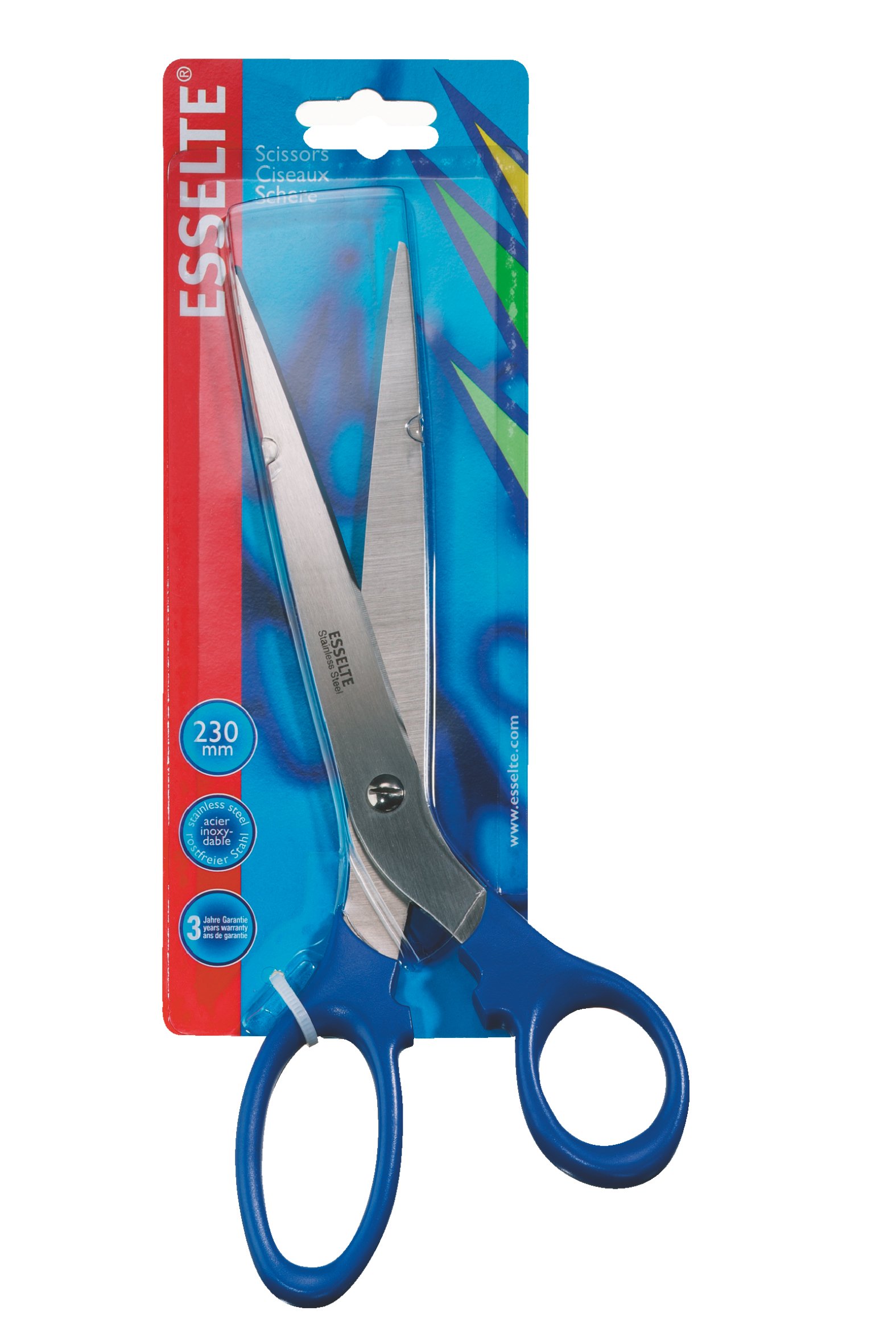 esselte-forbici-da-ufficio-in-acciaio-inox-24-cm-blu-82123 image 4