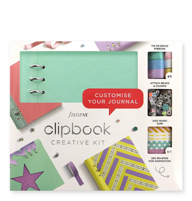 filofax-clipbook-a5-creative-kit-set-diy-con-accessori image 1