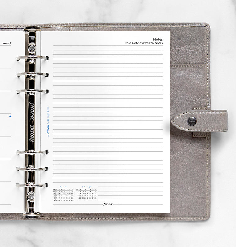 filofax-calendario-2027-a5-1-settimana-per-pagina-multilingua image 2