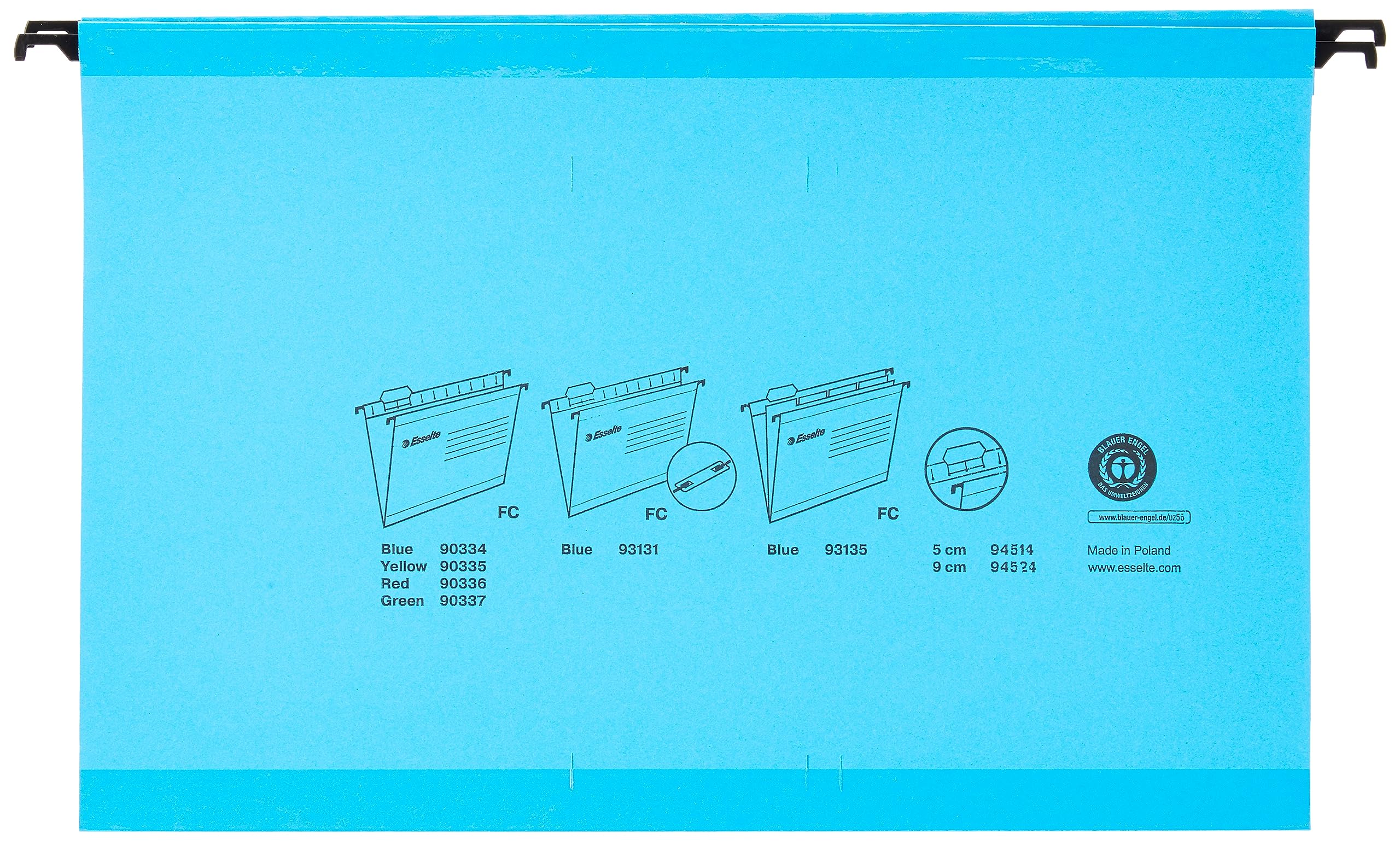 esselte-the-classic-collection-cartelle-sospese-390-v-3-cm-25-pezzi-blu image 3