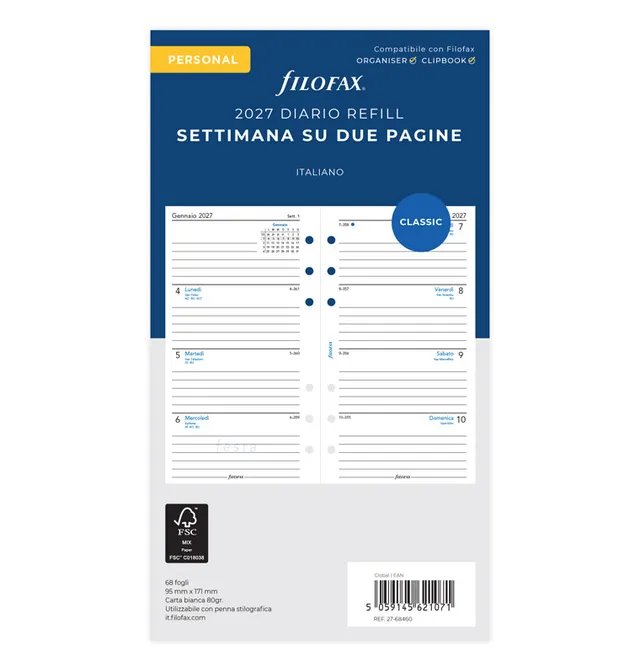 filofax-calendario-settimanale-personal-italiano-2027-1-settimana-su-2-pagine image 1