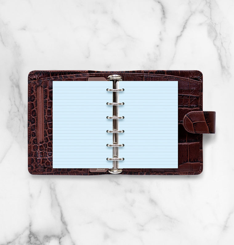 filofax-fogli-a-righe-azzurro-pocket-20-fogli image 4