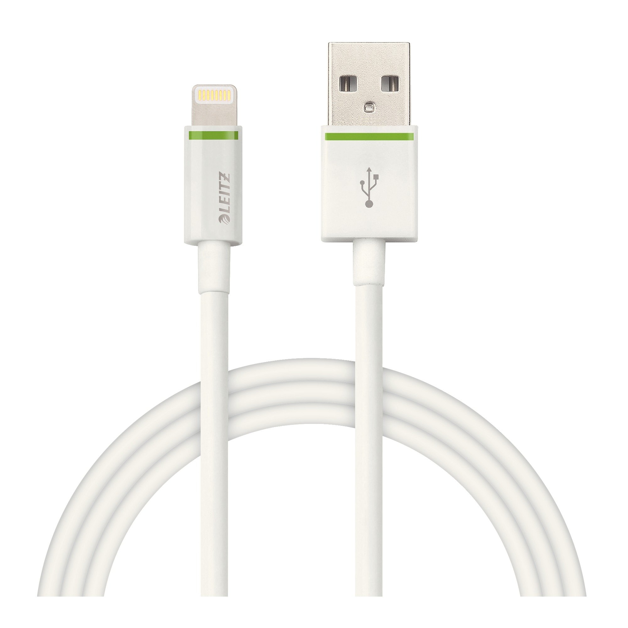leitz-cavo-spiralato-lightning-usb-1m-nero-62150095 image 3