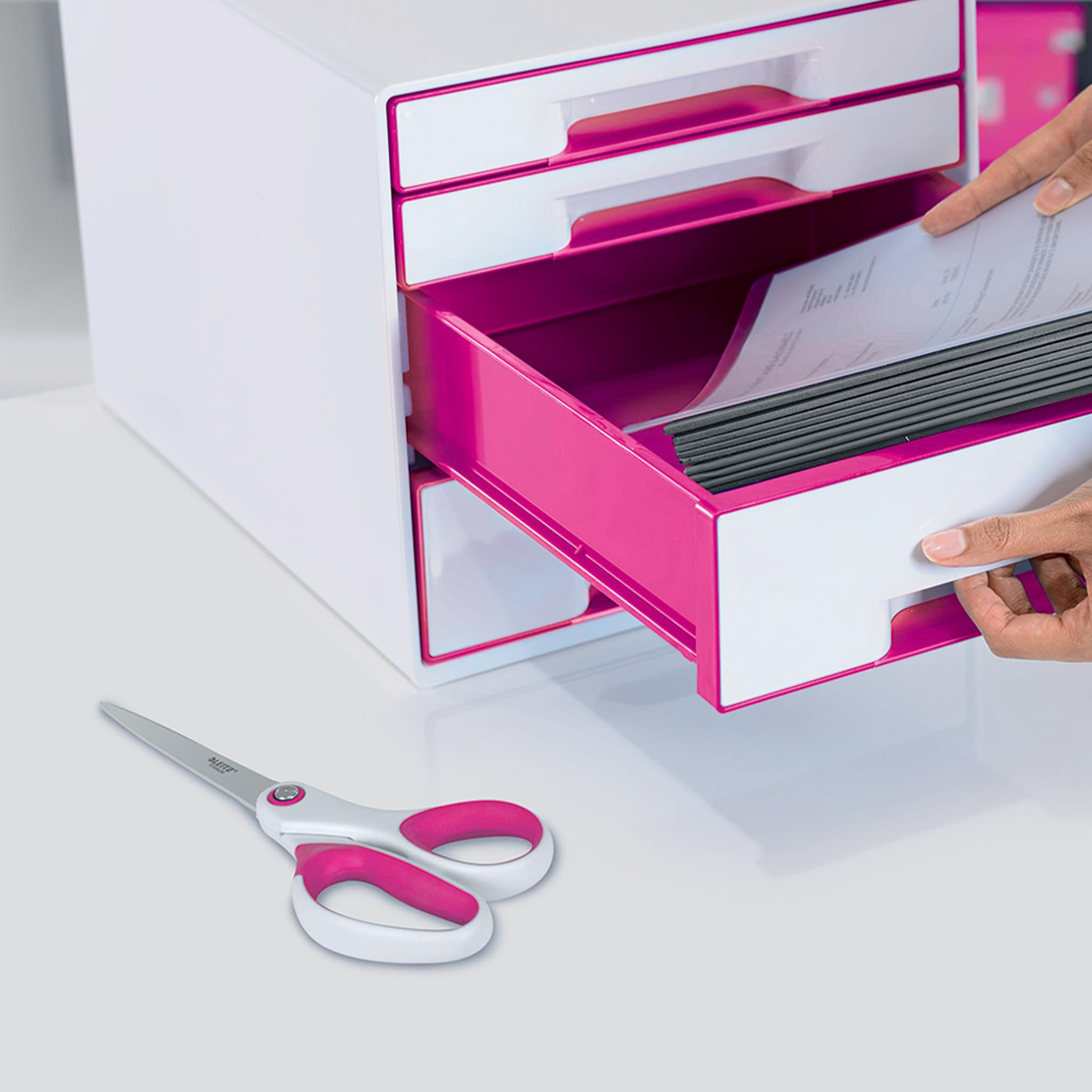leitz-wow-forbici-titanio-ambidestre-20-5-cm-fucsia image 8