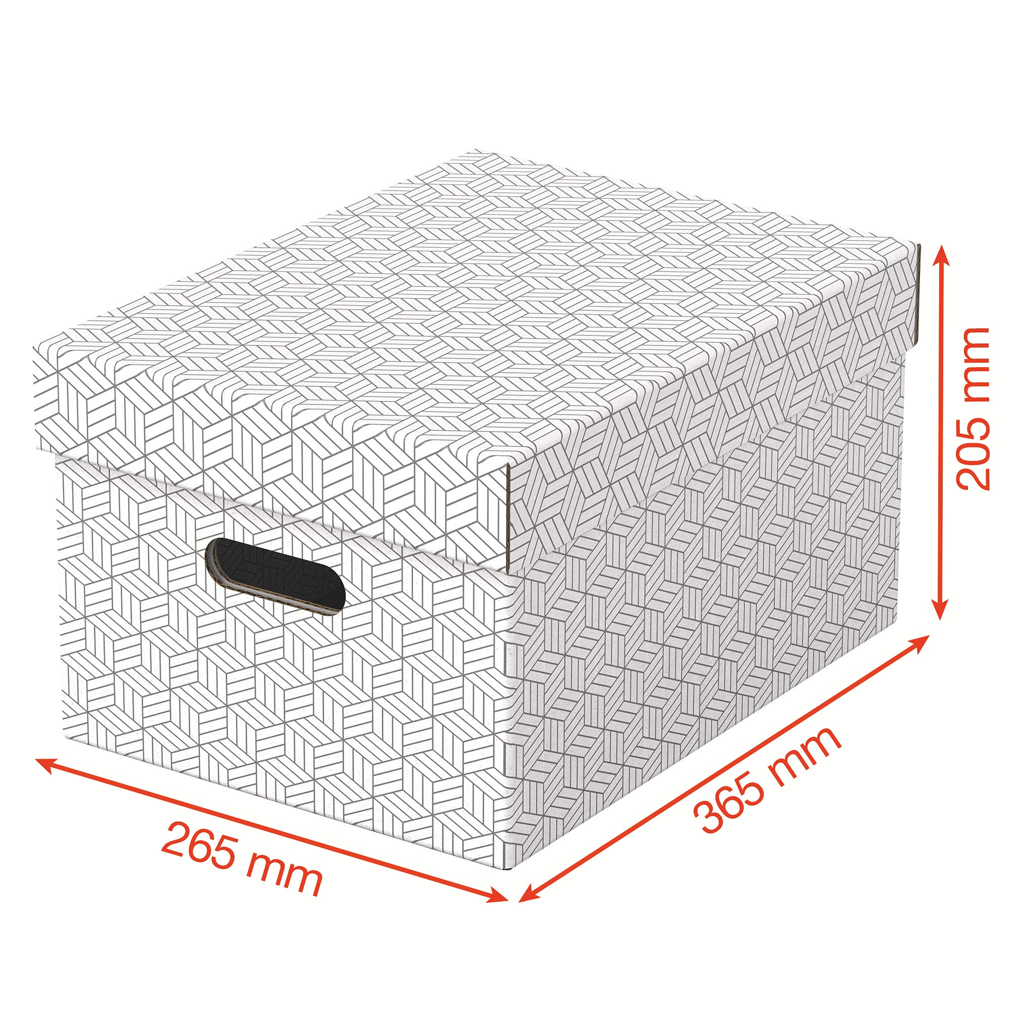 esselte-home-set-3-contenitori-medi-con-coperchio-265x205x365-mm-bianco image 5
