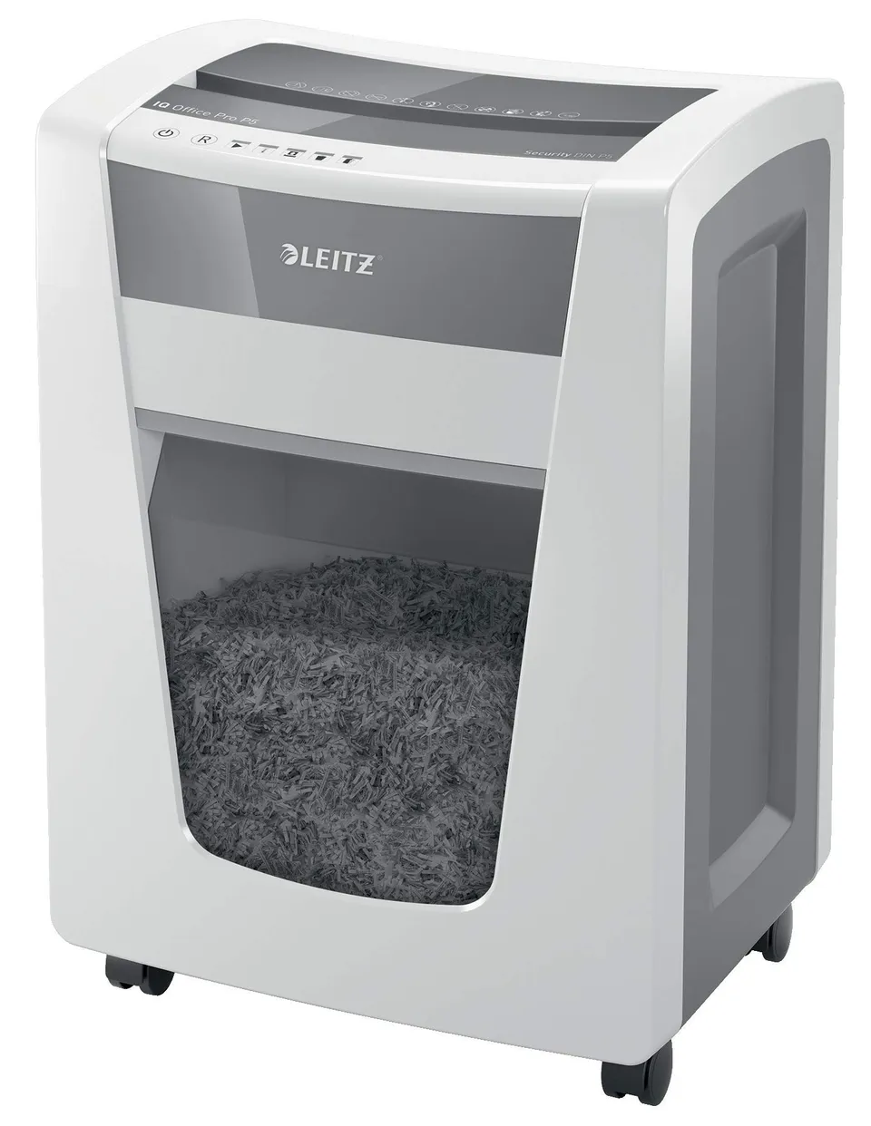 leitz-iq-office-pro-80052000-distruggidocumenti-microtaglio-p5-15-fogli-30-l-bia image 1