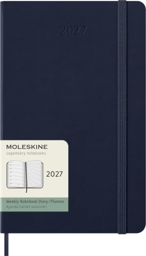 moleskine-agenda-settimanale-2027-large-13x21-cm-rigida-blu-zaffiro image 8