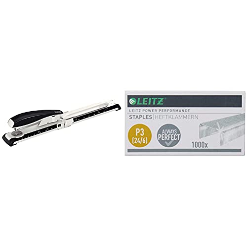 leitz-nexxt-cucitrice-da-ufficio-con-braccio-lungo-40-fogli-nero-55600095 image 7