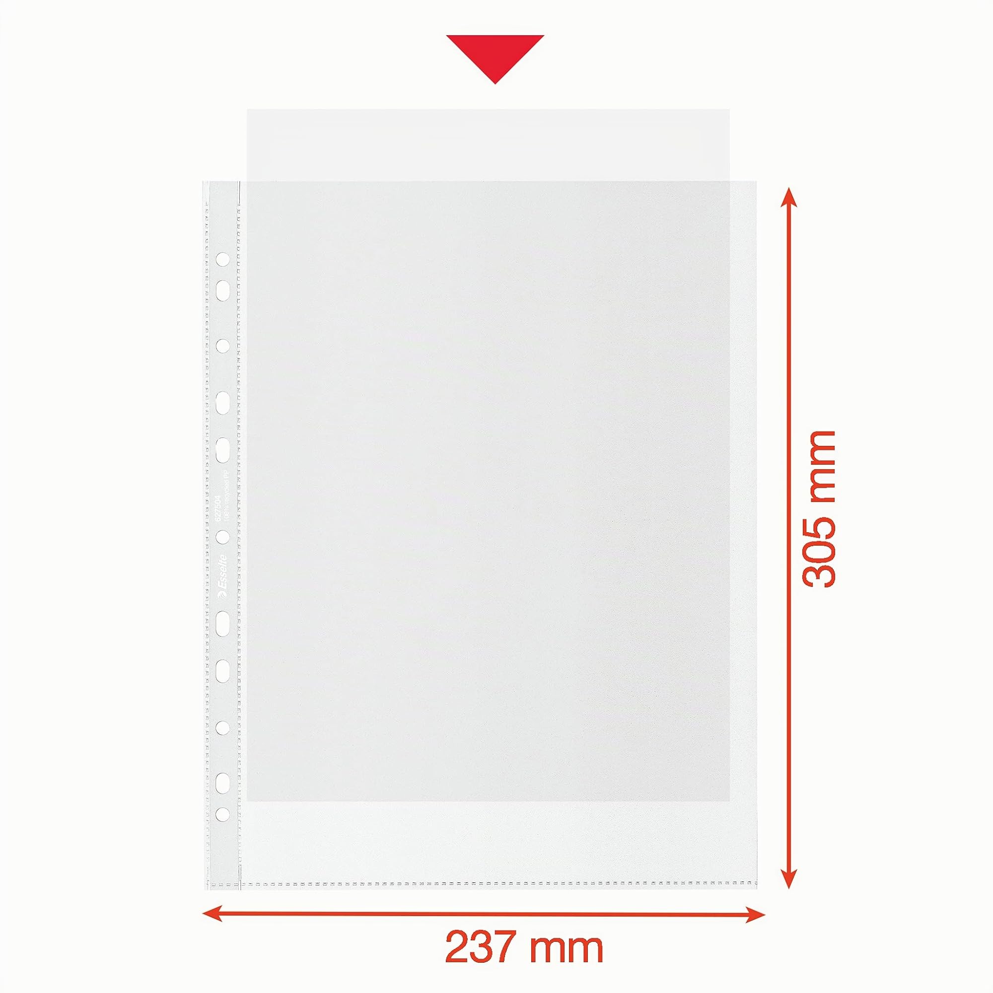 esselte-deluxe-buste-perforate-riciclate-a4-antiriflesso-50-pezzi image 6
