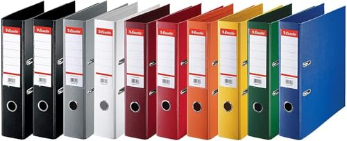 esselte-essentials-raccoglitori-a-leva-a4-dorso-75-mm-550-fogli-10-pezzi-assorti image 8