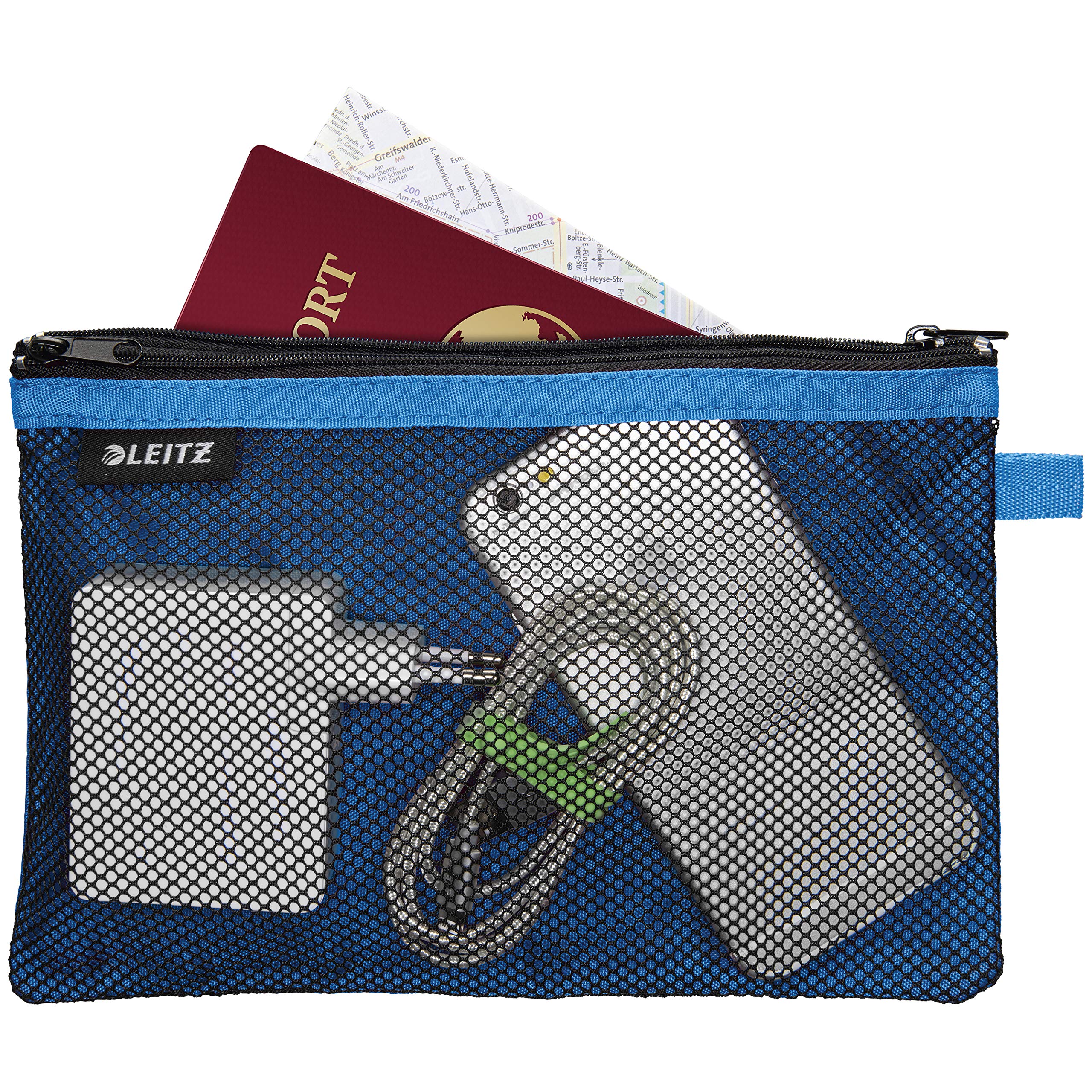 leitz-wow-astuccio-a-2-scomparti-formato-l-23x15-cm-blu-40130036 image 2