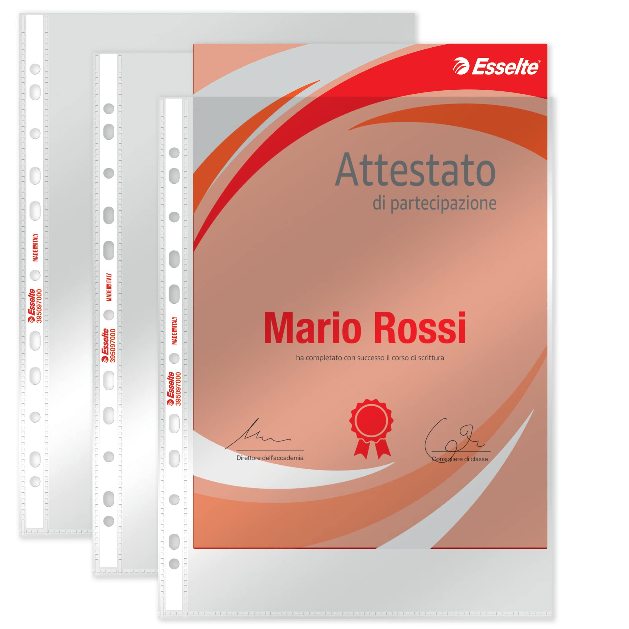 esselte-office-buste-perforate-a5-in-ppl-antiriflesso-confezione-da-25 image 5