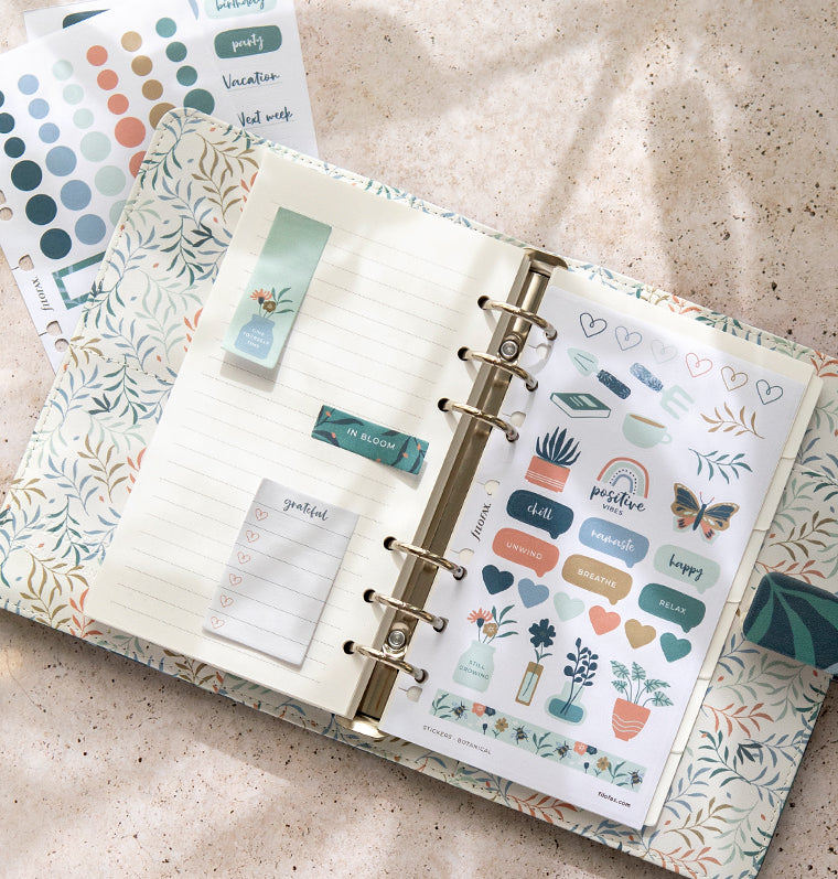 filofax-botanical-stickers-adesivi-per-organiser-a5-e-personal image 3