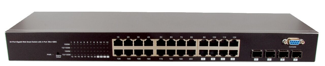 burg-w-chter-sanswitch-g2404-switch-gigabit-24-porte-4-slot-sfp image 1