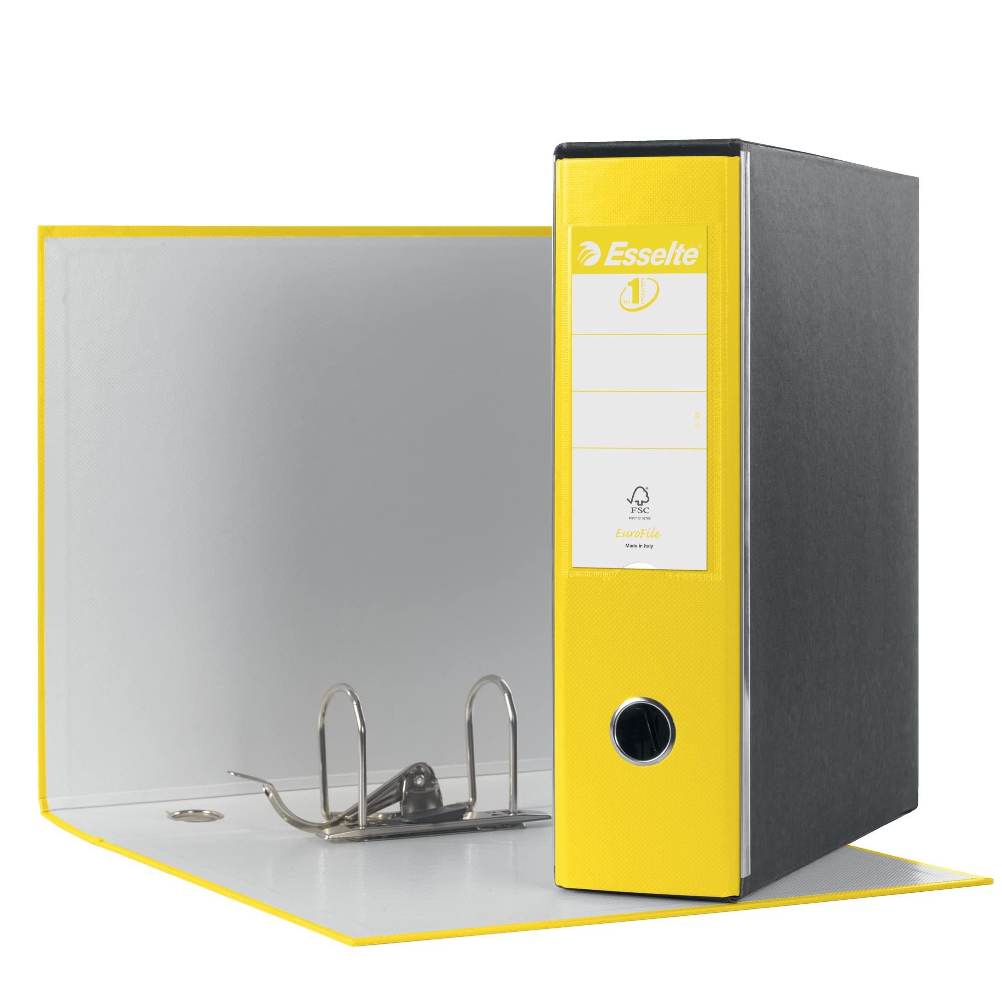 esselte-vivida-g53-eurofile-registratore-commerciale-dorso-8-cm-giallo-confezion image 1