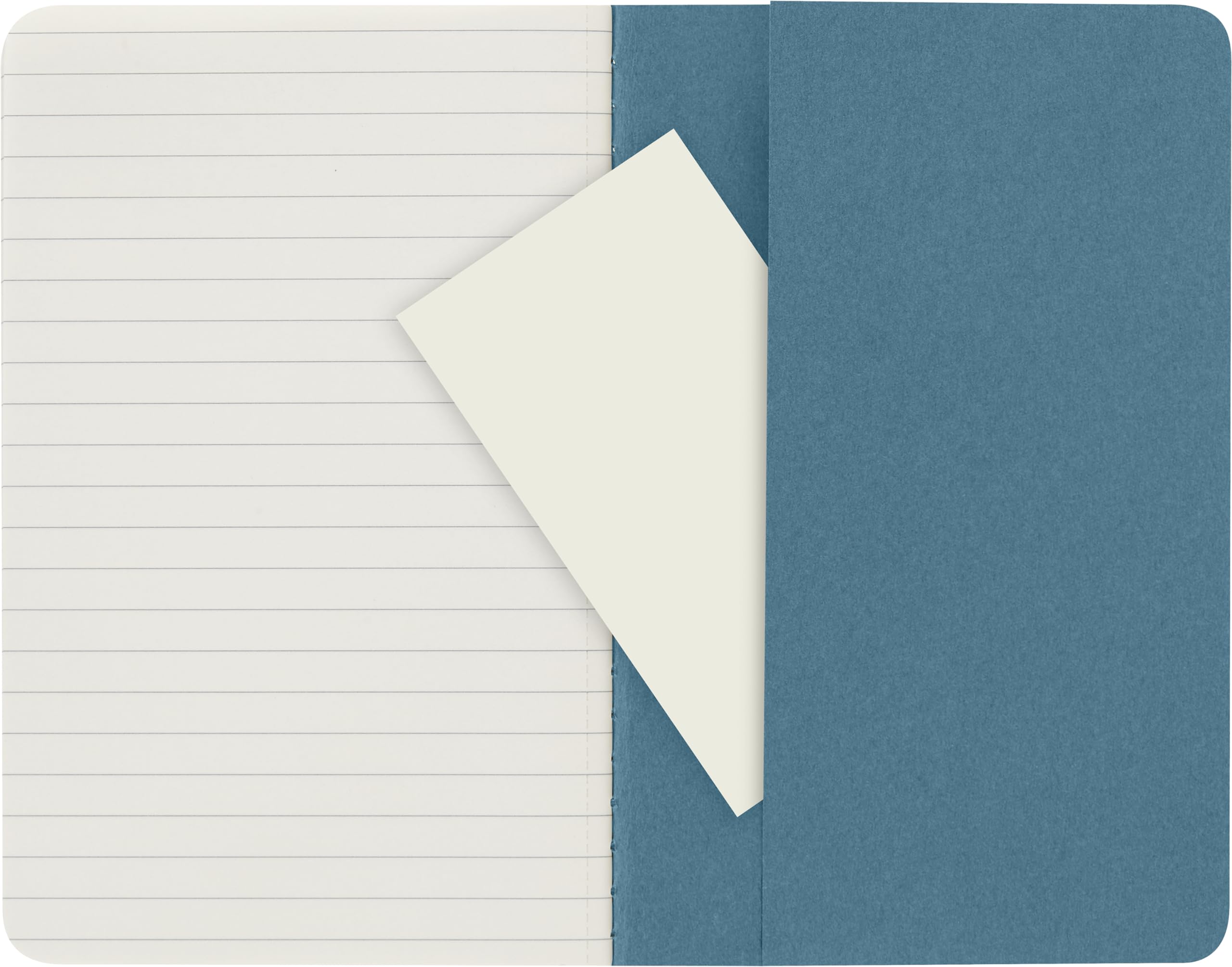 moleskine-cahier-journal-set-3-quaderni-a-righe-blu-brillante-pocket-9x14-cm-64- image 6
