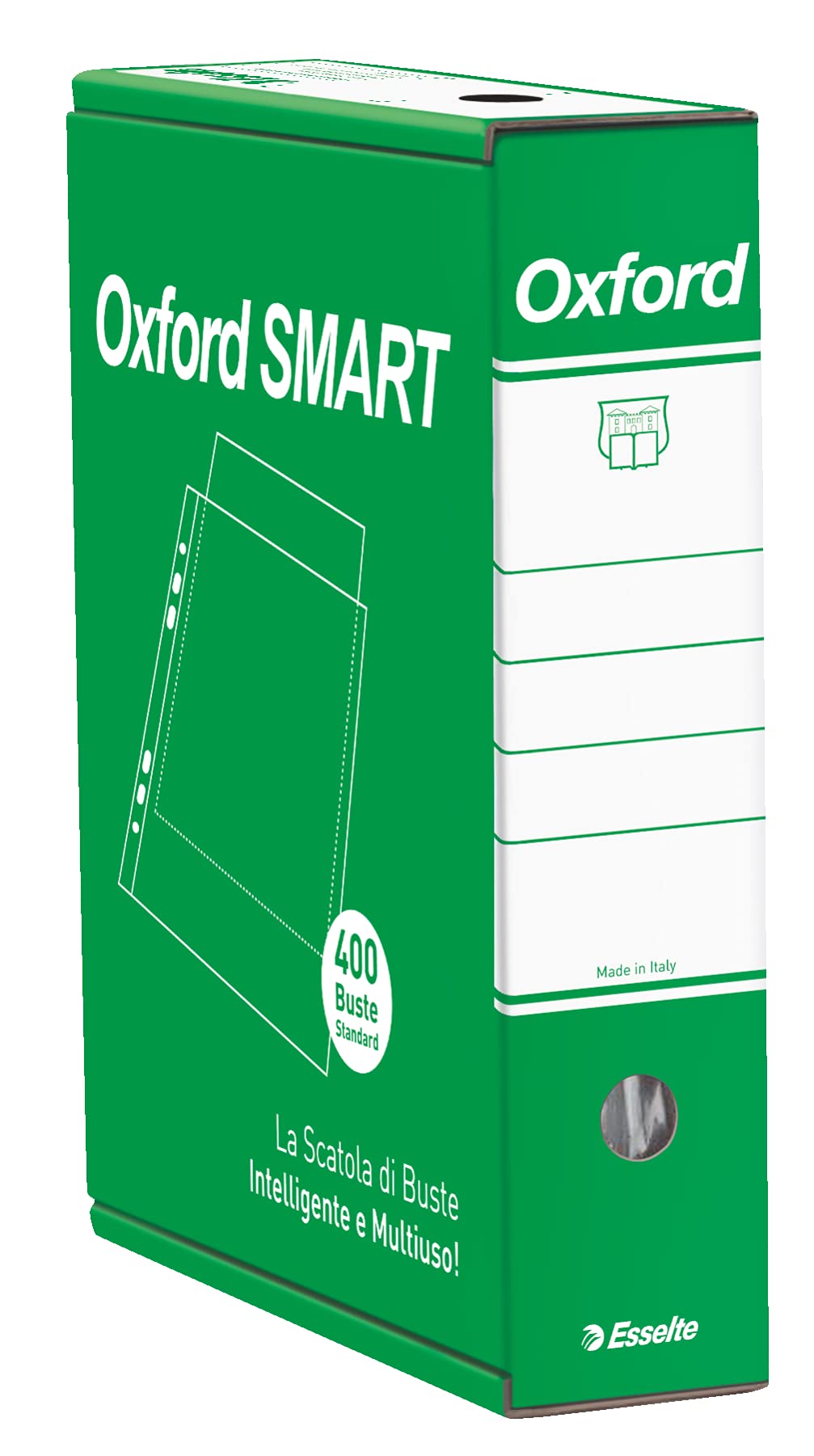 esselte-oxford-box-archivio-6-registratori-leva-a4-400-buste-antiriflesso image 4