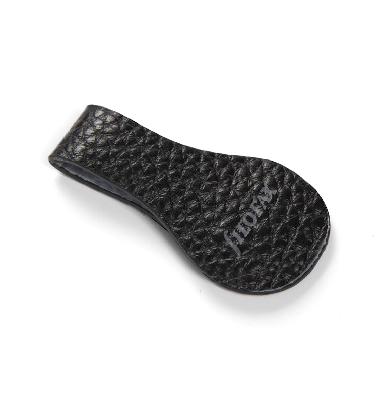 filofax-clip-magnetica-in-pelle-nero-e-grigio image 2