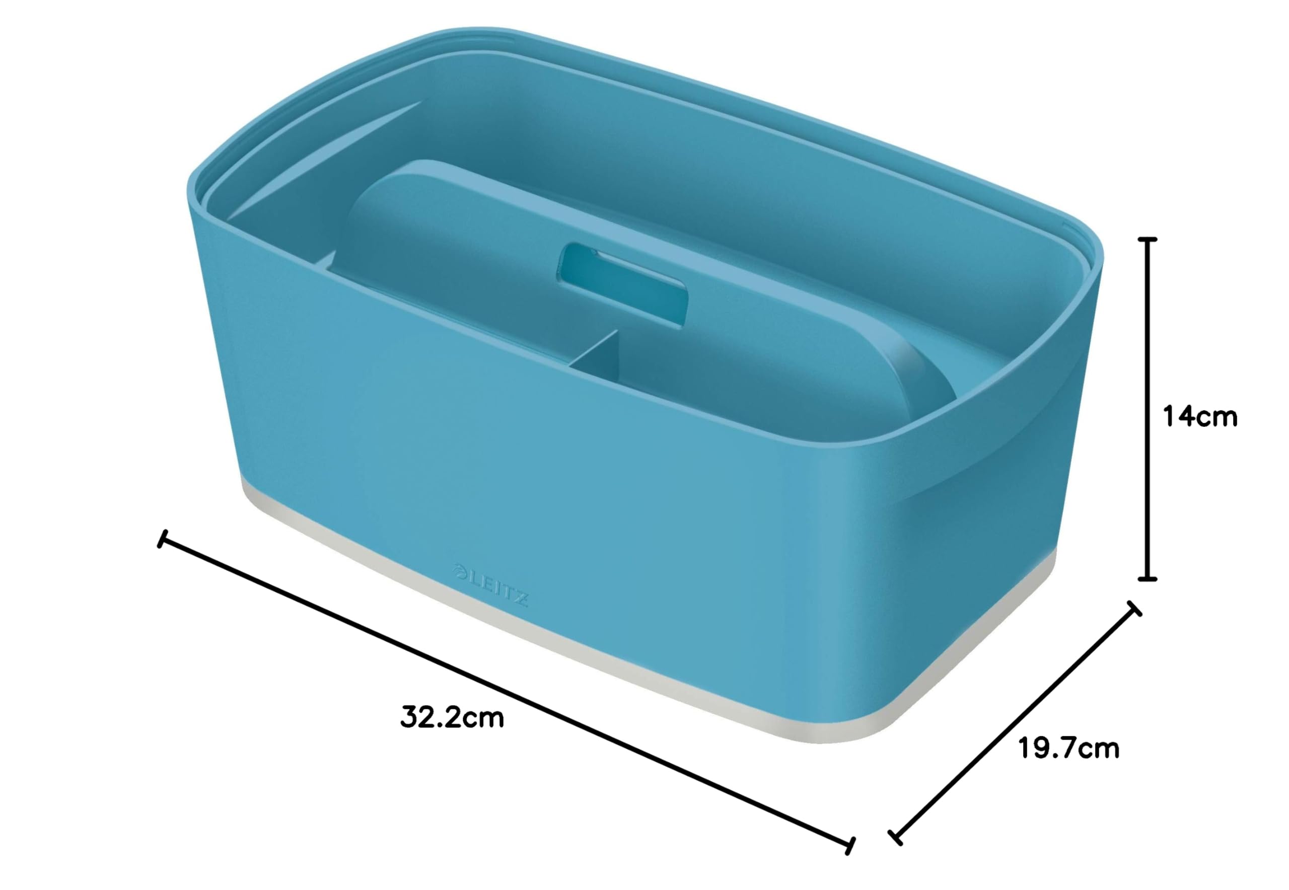 leitz-mybox-cosy-contenitore-small-con-coperchio-vassoio-organizer-blu-calmo image 7