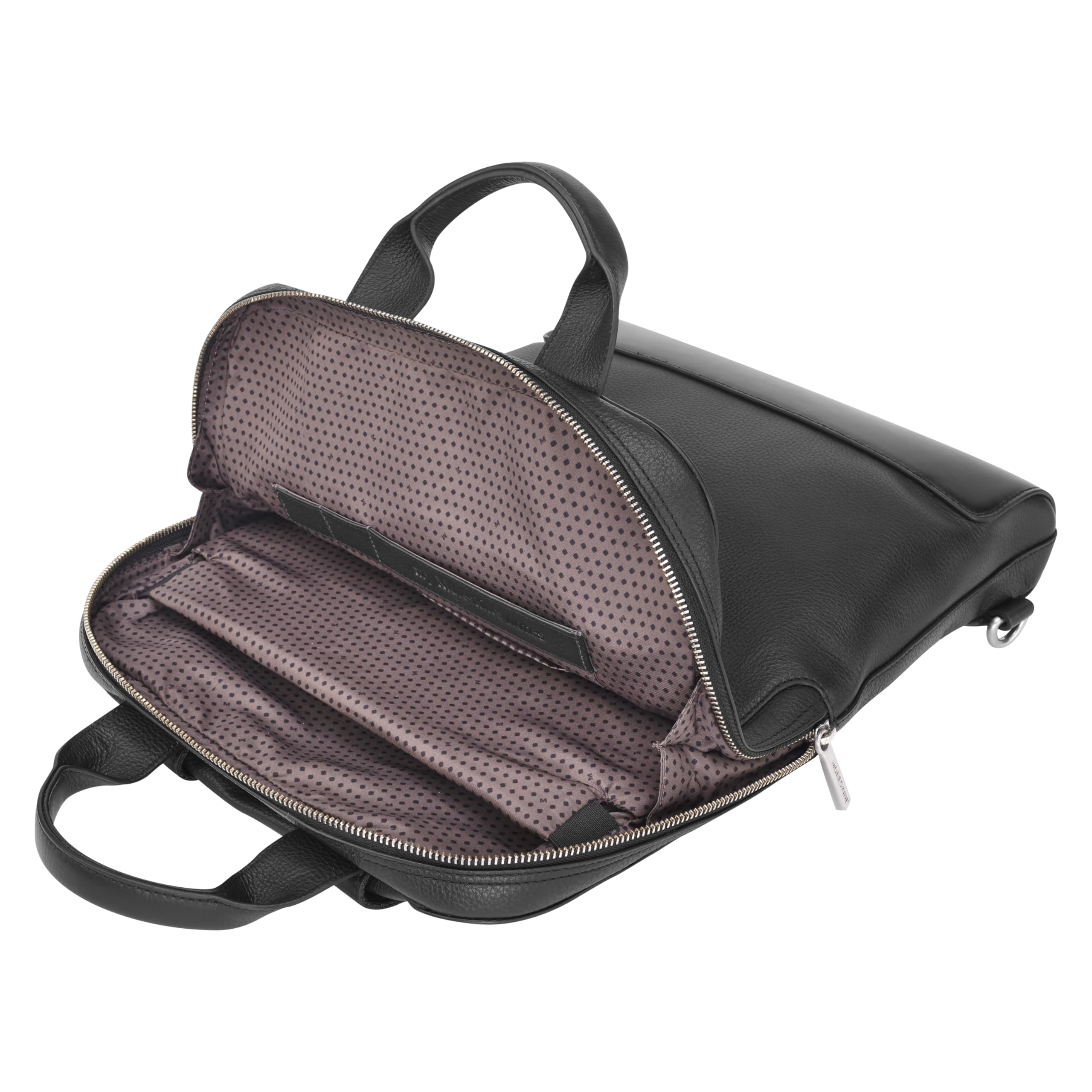 moleskine-device-bag-classic-leather-verticale-pelle-nero-15-30x8-5x40-cm image 4