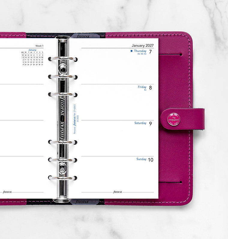 filofax-diario-settimanale-personal-2027-inglese-carta-riciclata image 2