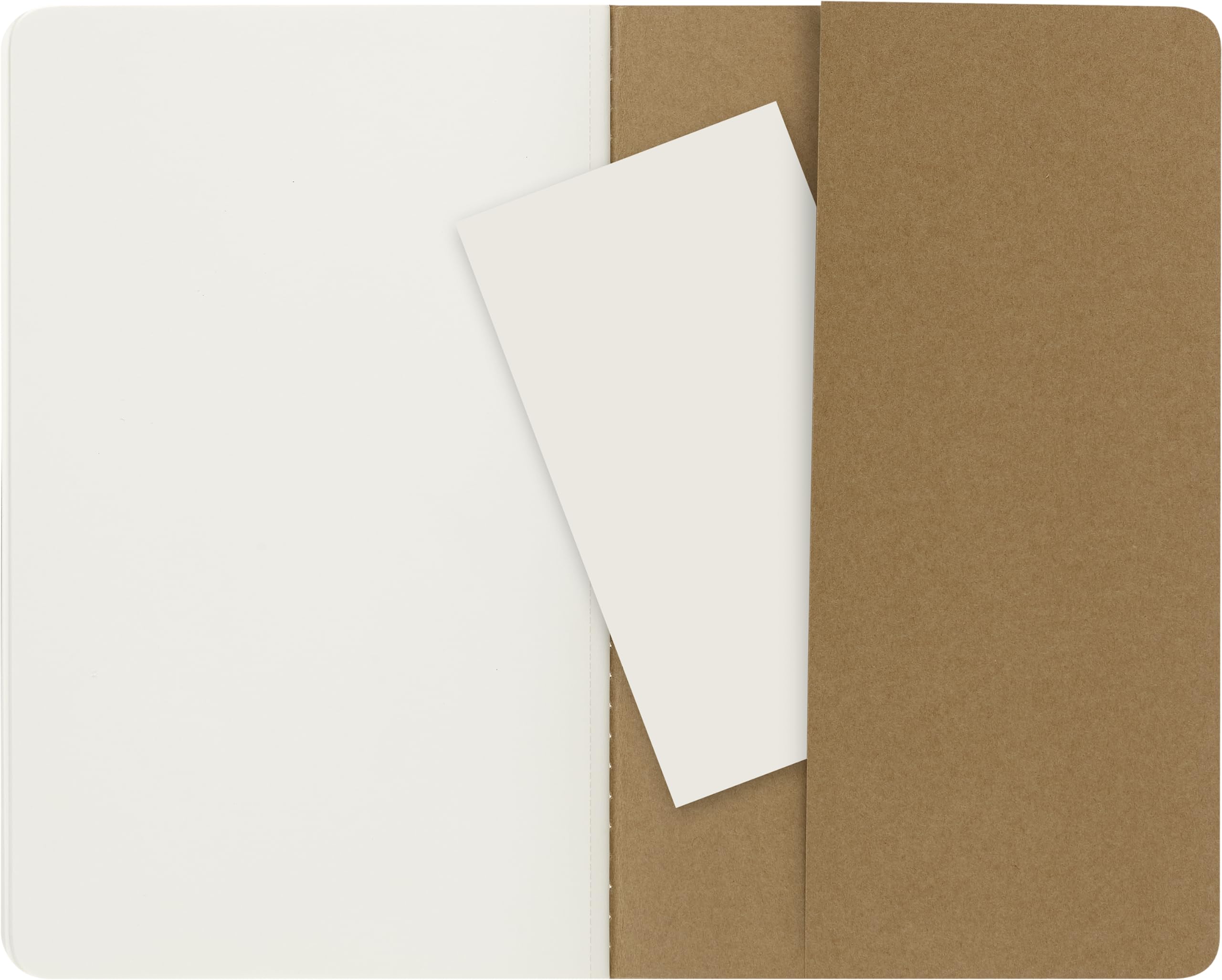 moleskine-cahier-journal-set-3-quaderni-large-13x21-cm-marrone-pagine-bianche image 5