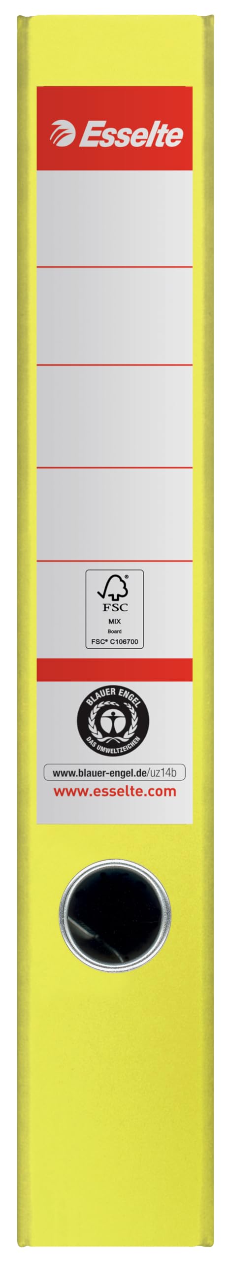 esselte-raccoglitore-a-leva-a4-dorso-5-cm-giallo-100-riciclato image 4