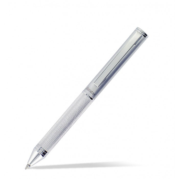 filofax-penna-a-sfera-barley-cromata-con-refill-nero image 1
