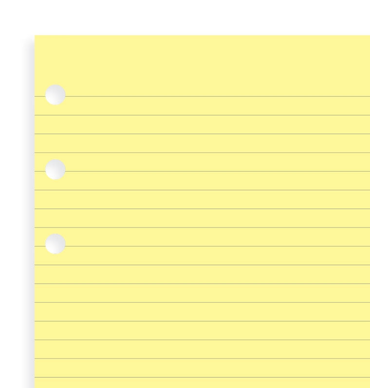 filofax-block-notes-a-righe-giallo-personal-100-fogli image 3