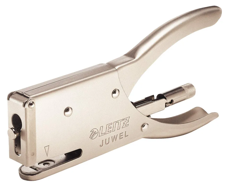 leitz-juwel-cucitrice-a-pinza-12-fogli-cromo-55560082 image 1