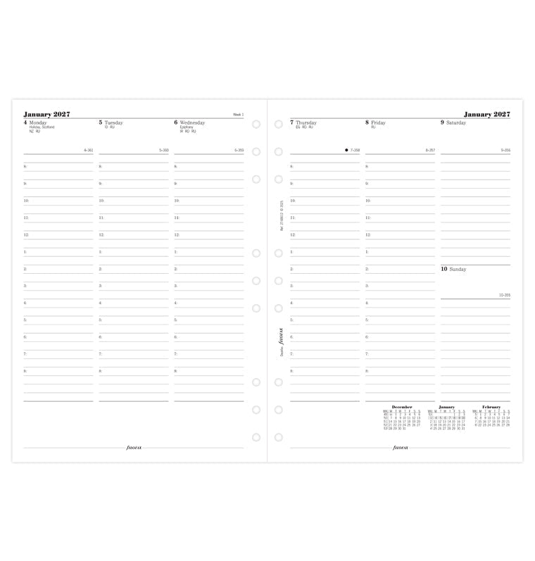 filofax-calendario-1-settimana-su-2-pagine-con-note-deskfax-inglese-2027 image 4