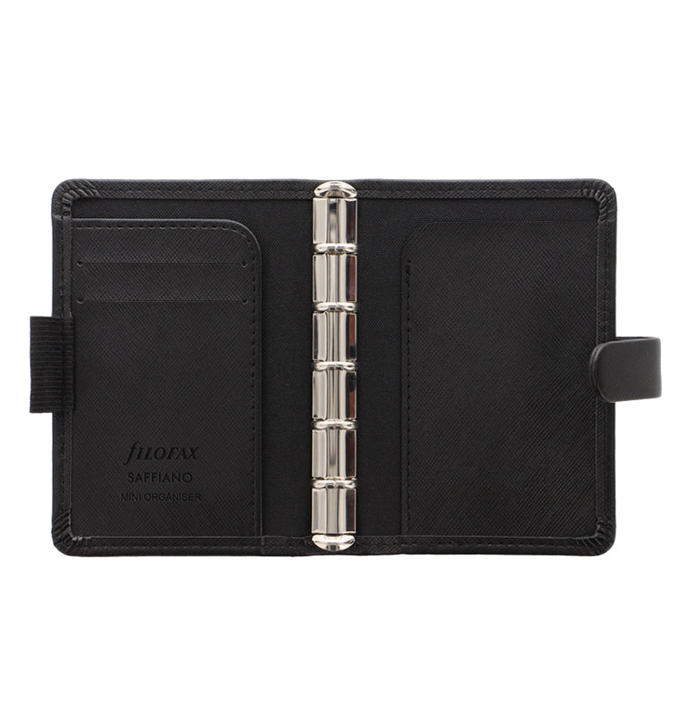 filofax-saffiano-organiser-mini-similpelle-chiusura-a-strappo image 3