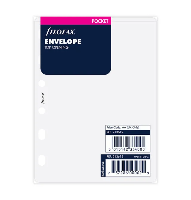 filofax-busta-trasparente-apertura-superiore-pocket image 1