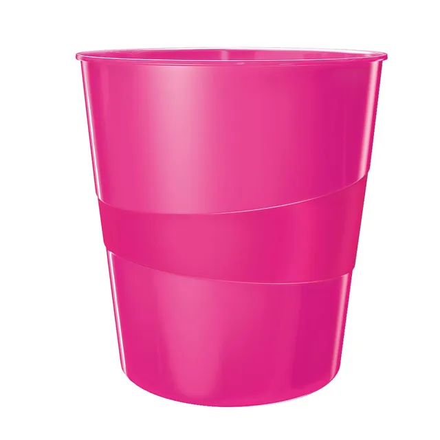 leitz-wow-cestino-gettacarte-15-litri-fucsia-metallizzato image 1
