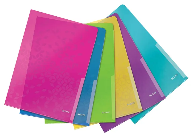 leitz-wow-buste-a-l-a4-200-micron-6-pezzi-colorate image 1