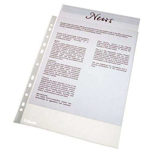 esselte-standard-set-100-buste-trasparenti-a4-opache-56171 image 7