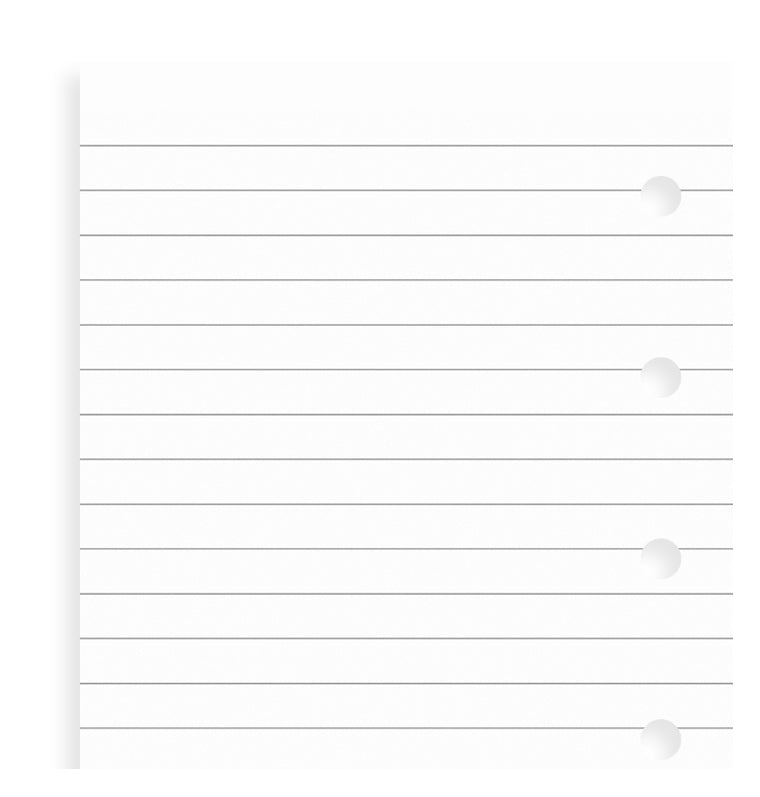 filofax-fogli-a-righe-bianchi-mini-20-fogli image 5