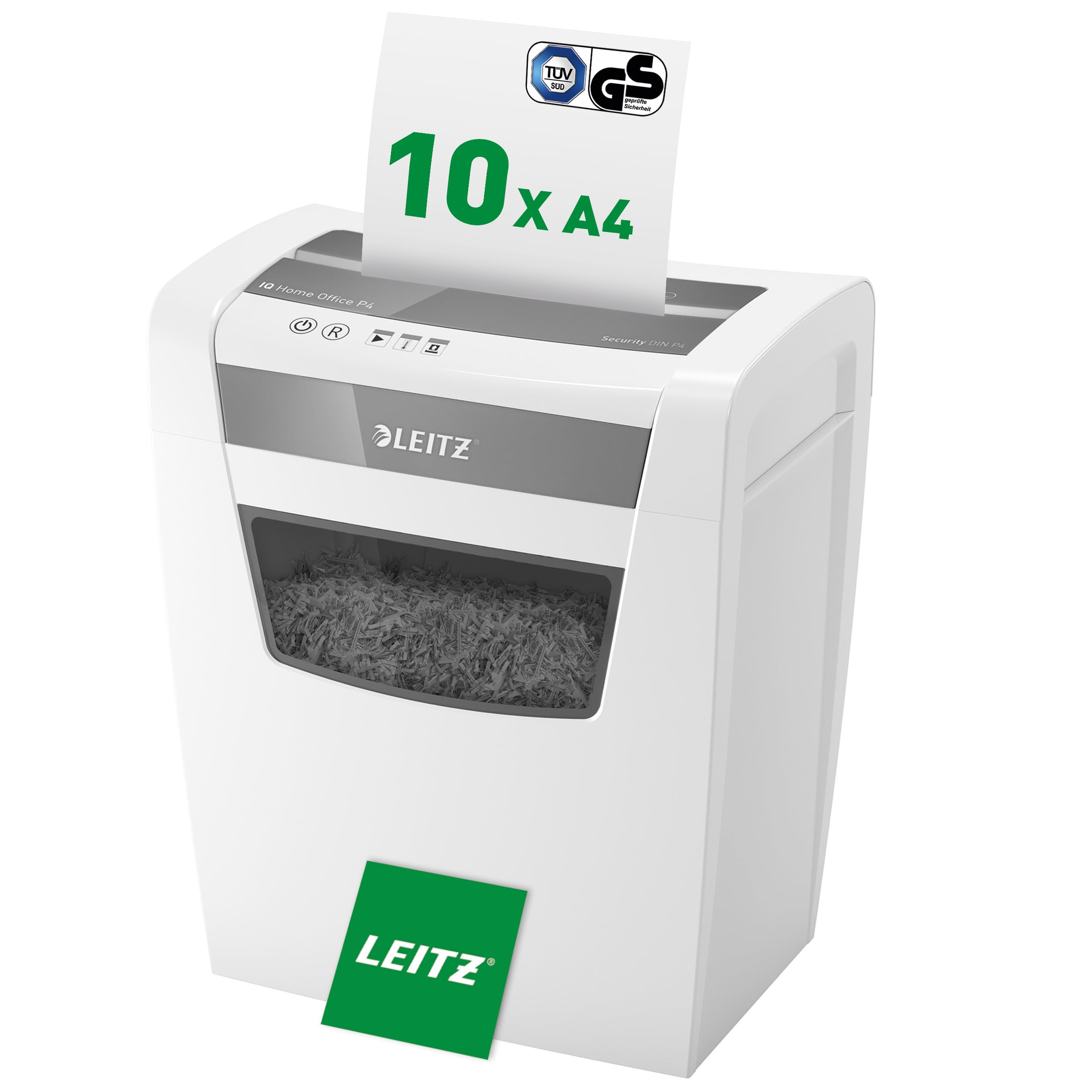 leitz-iq-home-office-distruggidocumenti-p4-23-litri-80090000 image 1